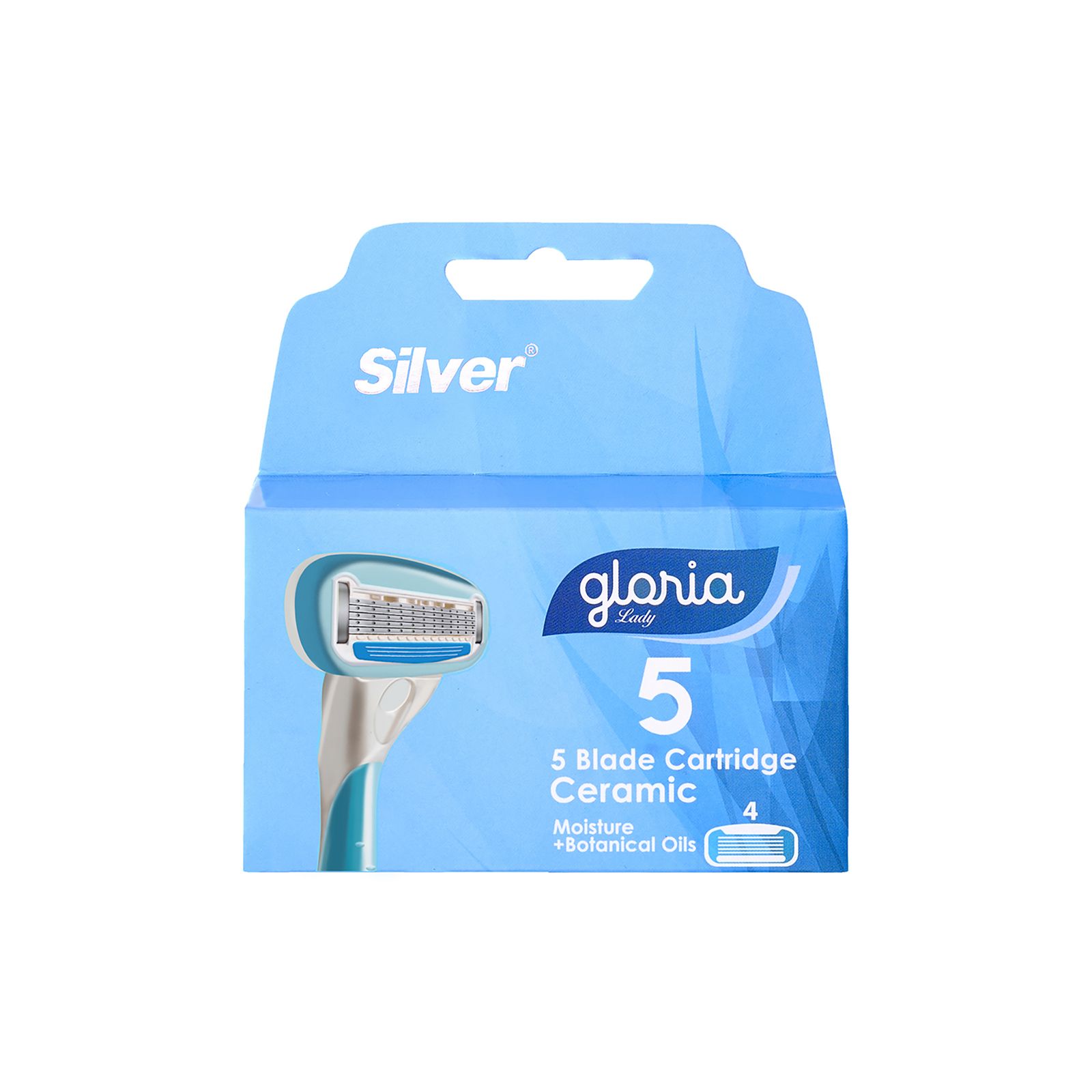 تیغ یدک سیلور مدل Gloria بسته 4 عددی -  - 1