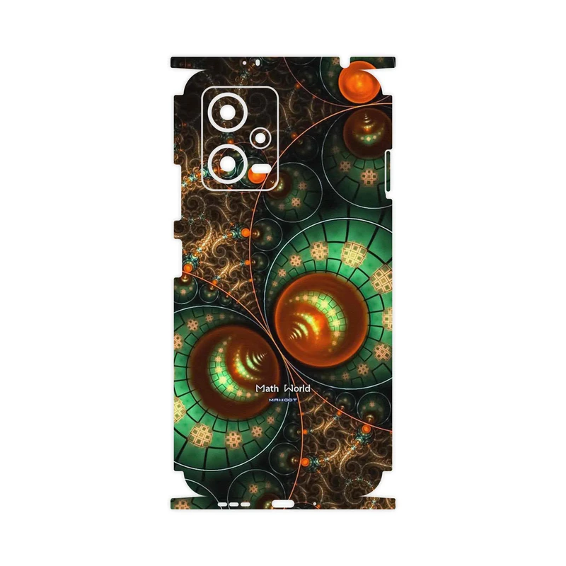 برچسب پوششی ماهوت مدل Mathematical Geometric Shape 3-FullSkin مناسب برای گوشی موبایل شیائومی Redmi Note 12 5G