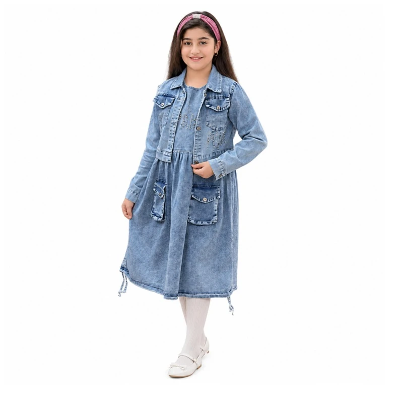 کت و سارافون دخترانه مدل مهدیس