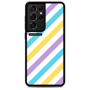 AKAM AMCWSGS21U-PASTEL PATTERN4 Cover For Samsung Galaxy S21 Ultra