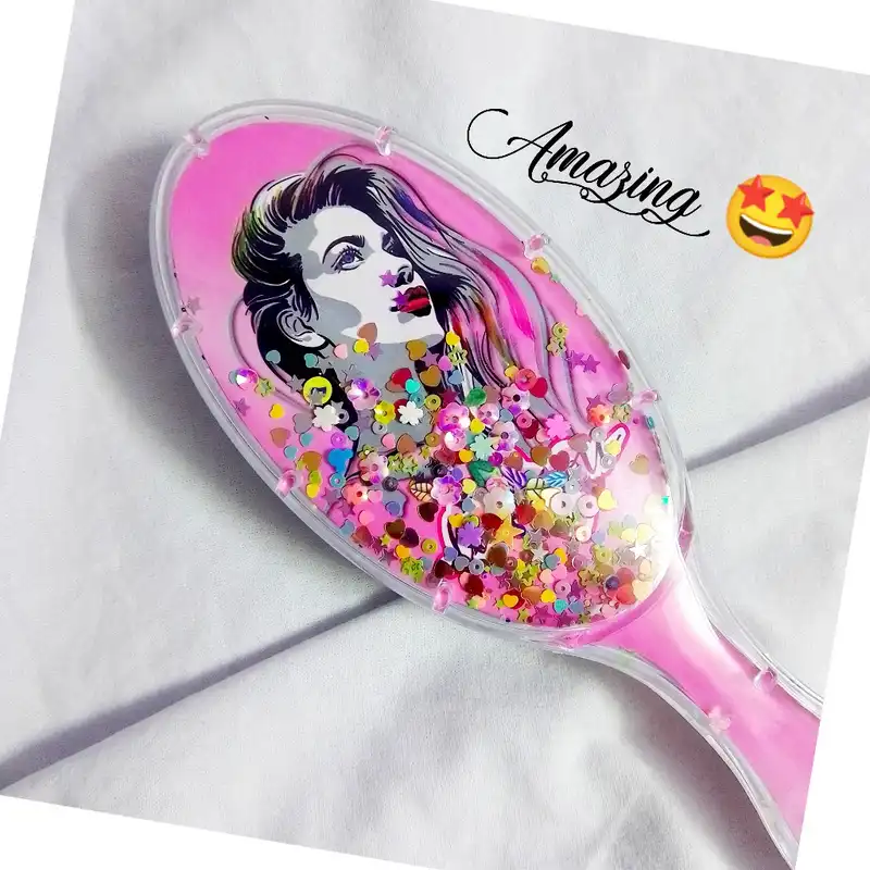 برس مو مدل آکواریومی طرح لاو یو