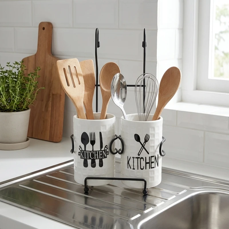 عکس شماره 2 : جاقاشقی مدل black kitchen کد av02