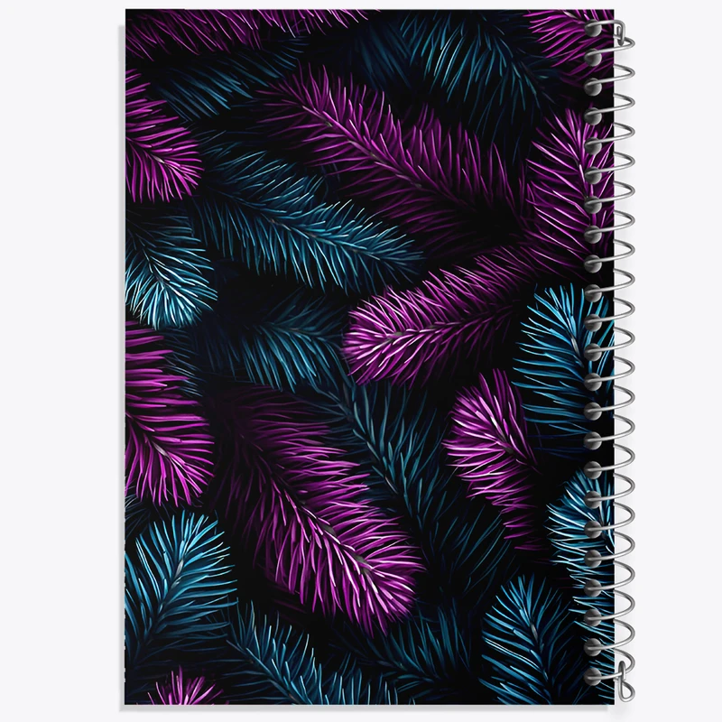 دفتر شطرنجی 50 برگ خندالو طرح برگ کاج کد N5962