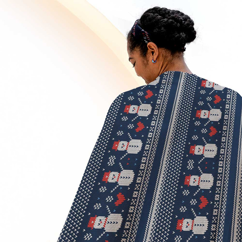 شال مبل طرح آدم برفی کد Q2SH1058 سایز 98x180 سانتی متر شال مبل طرح آدم برفی کد Q2SH1058 سایز 98x180 سانتی متر