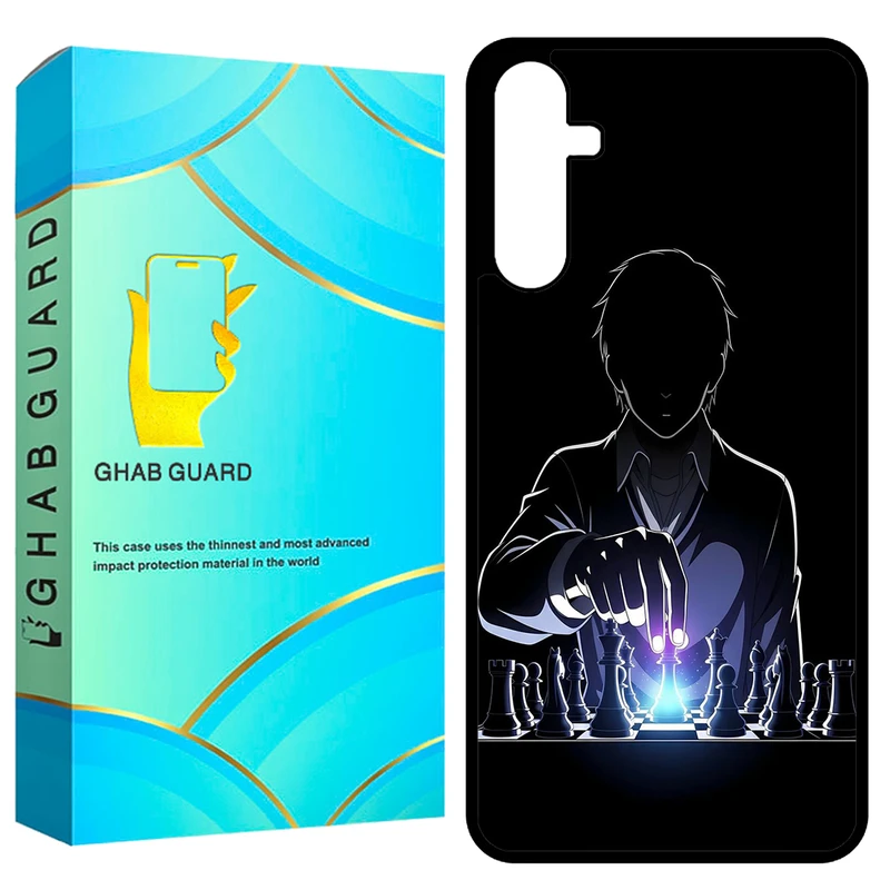 کاور قاب گارد طرح شطرنج مدل GCHPA24 مناسب برای گوشی موبایل سامسونگ Galaxy A24 4G