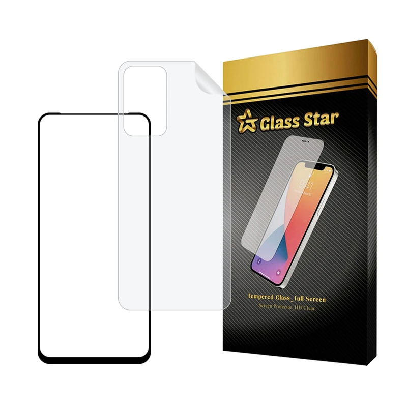 محافظ صفحه نمایش سرامیکی شفاف گلس استار مدل CERAMICNANOST مناسب برای گوشی موبایل شیائومی Redmi Note 11 Pro Plus 5G به همراه محافظ پشت گوشی