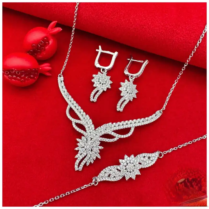 سرویس نقره زنانه مدل خورشید لوکسBARF86