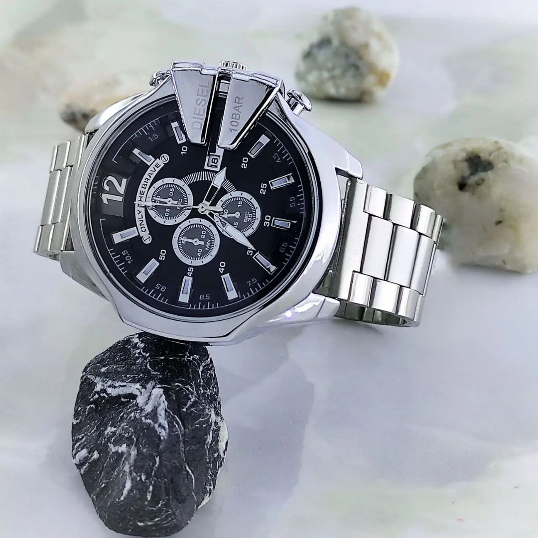 ساعت مچی عقربهای مردانه مدل اسپرت شاخدار کد Dzl 3 ساعت مچی عقربهای مردانه مدل اسپرت شاخدار کد Dzl 3