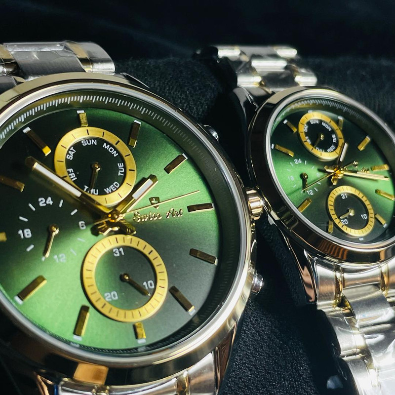 ست ساعت مچی عقربهای زنانه و مردانه سوئیس آرت مدل 920134/135-10