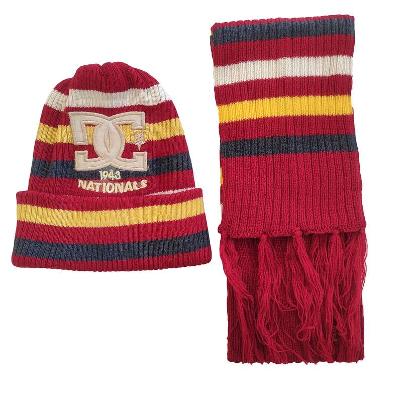 ست کلاه و شال گردن بافتنی بچگانه مدل G3GHE006