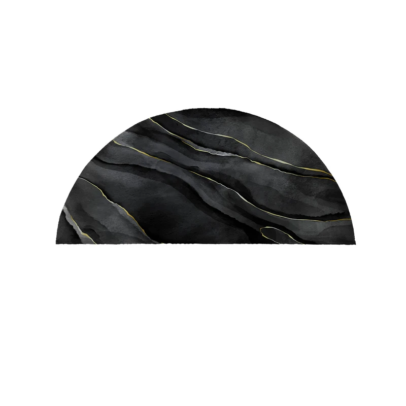 پادری مدل نیم دایره طرح سنگ کد 8393 سایز 90×45 سانتی متر