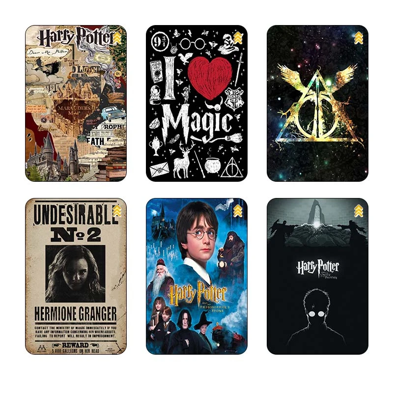 استيکر کارت کارنيکا طرح هری پاتر کد 42473 مجموعه 6 عددی