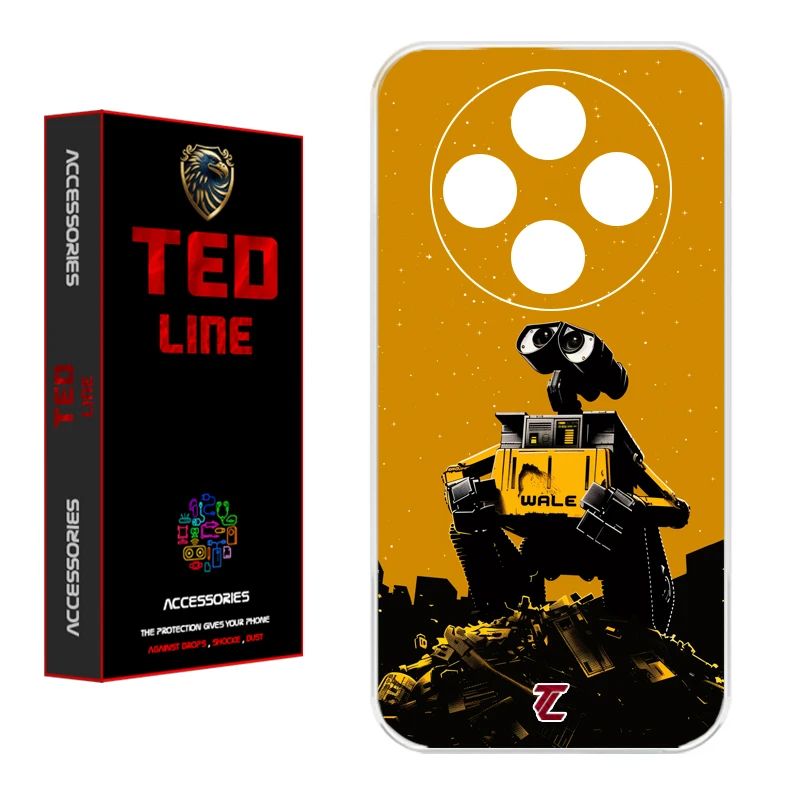 کاور تد لاین طرح ربات والی کد 1133 مناسب برای گوشی موبایل شیائومی Redmi 14C / Poco C75