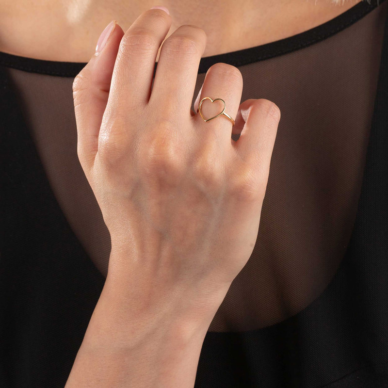 انگشتر طلا 18 عیار زنانه پرسته مدل WR465 انگشتر طلا 18 عیار زنانه پرسته مدل WR465