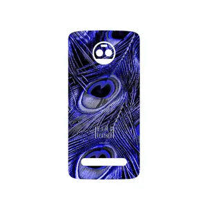 MAHOOT Purple Feather Cover Sticker for Motorola Moto Z2 Force