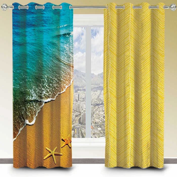 پرده مدل هازان HZD721 سایز 280×140 سانتی متر