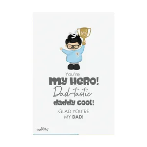 کارت پستال ملو طرح روز پدر کد F002