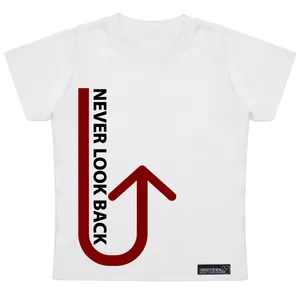 تی شرت آستین کوتاه دخترانه 27 مدل Never Look Back کد MH981