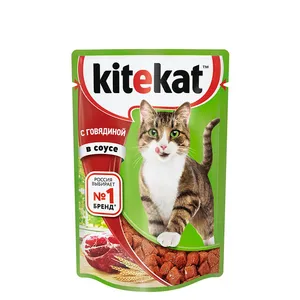 پوچ گربه کیت کت مدل گوشت گاو در سس وزن 890 گرم