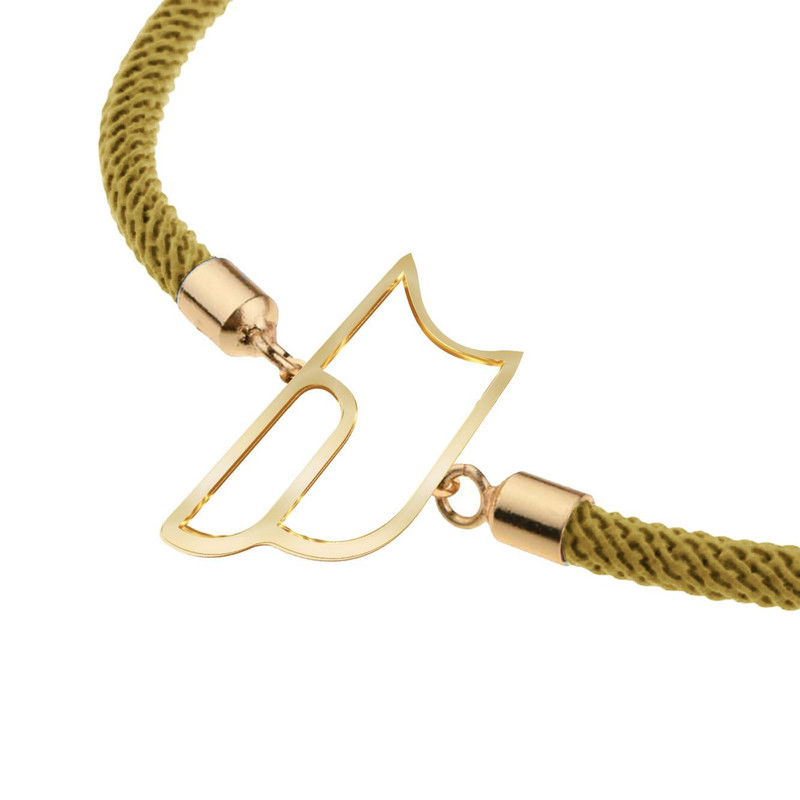 دستبند طلا 18 عیار زنانه مدوپد مدل جغد کد D14-10186