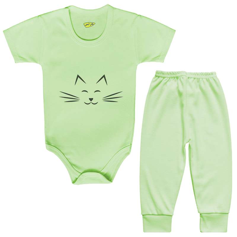 ست بادی و شلوار نوزادی کارانس مدل BSTG-3283