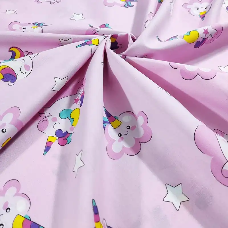 پارچه ملحفه مدل عروسکی یونیکورن کد 170