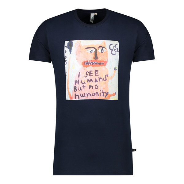 تی شرت آستین کوتاه مردانه فیل مدل No humanity