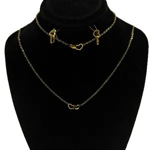 نیم ست زنانه مدل دوقلبی