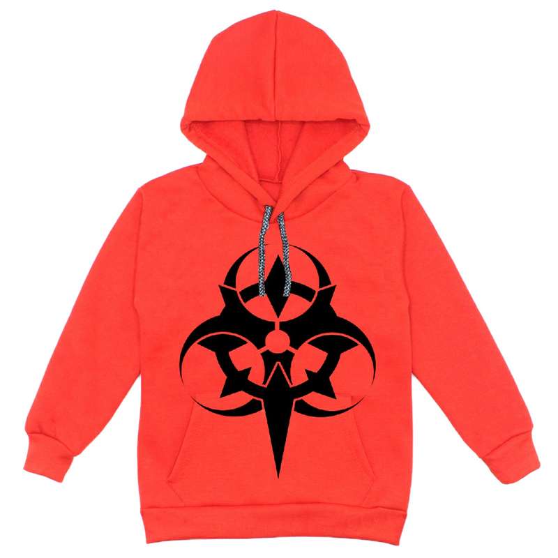 هودی پسرانه مدل W67 رنگ قرمز