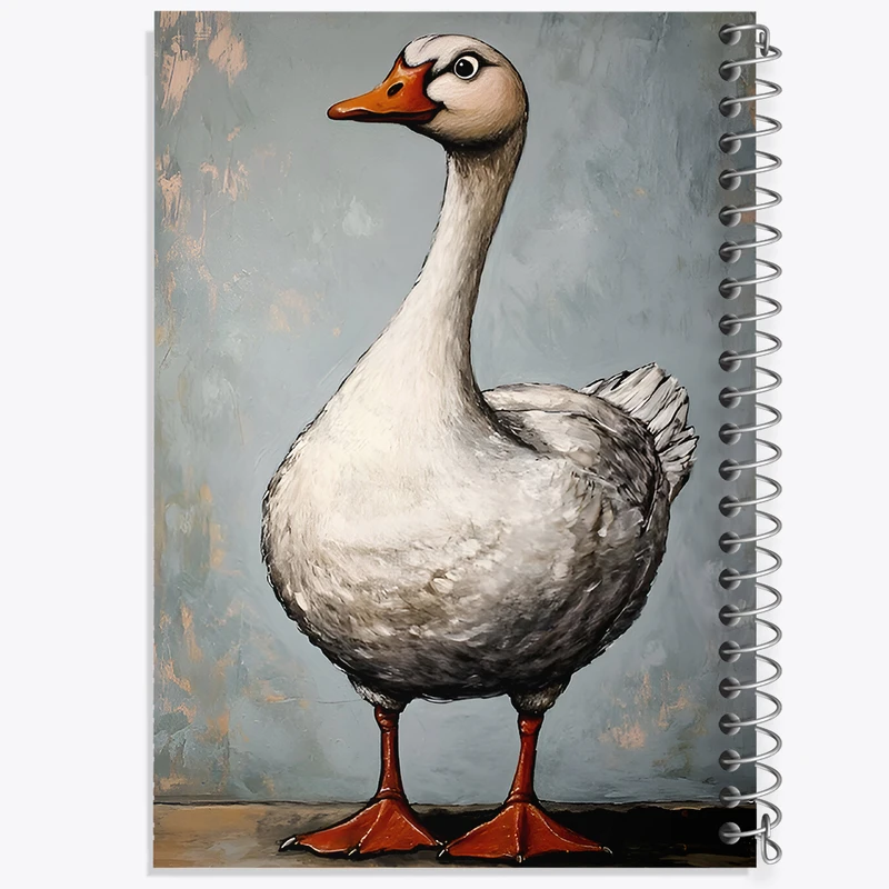 دفتر لیست خرید 50 برگ خندالو طرح غاز بامزه کد F7775