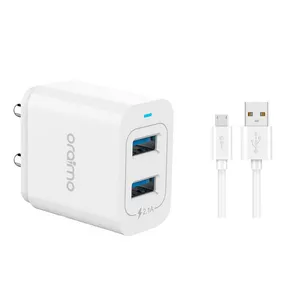 شارژر دیواری ارایمو مدل OCW-I61D به همراه کابل تبدیل microUSB