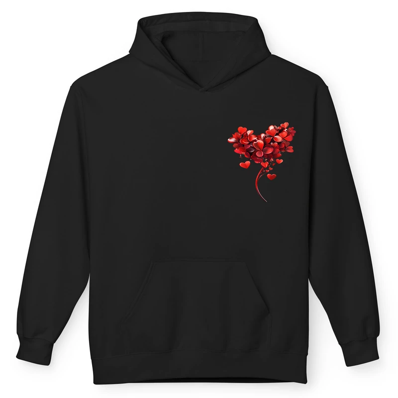 هودی مردانه پاد آفرین مدل عاشقانه کد 15