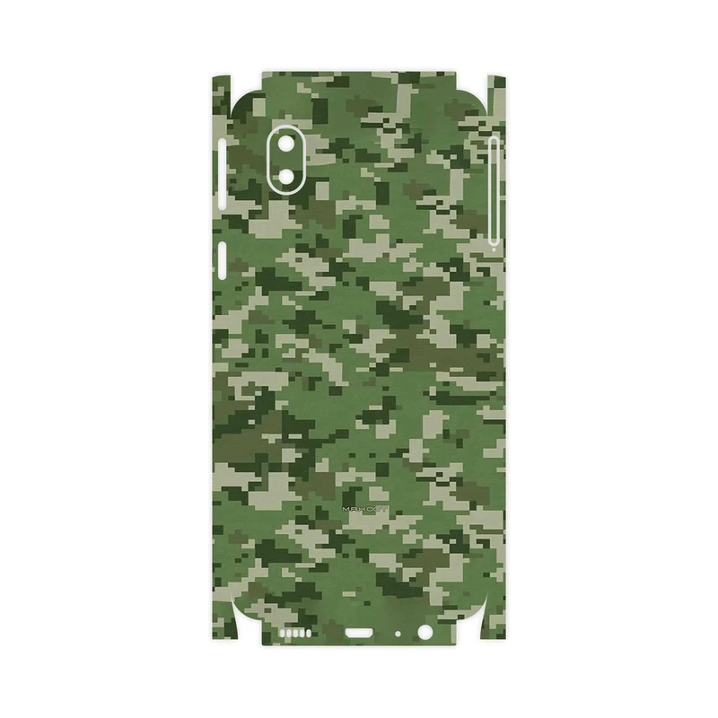 برچسب پوششی ماهوت مدل Army_Green_Pixel-FullSkin مناسب برای گوشی موبایل سامسونگ Galaxy A01 Core
