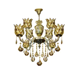  لوستر 8 شعله مدل نگین 