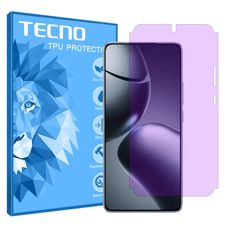 محافظ صفحه نمایش فیلتر بنفش تکنو مدل Eye Care مناسب برای گوشی موبایل شیائومی 14T Pro