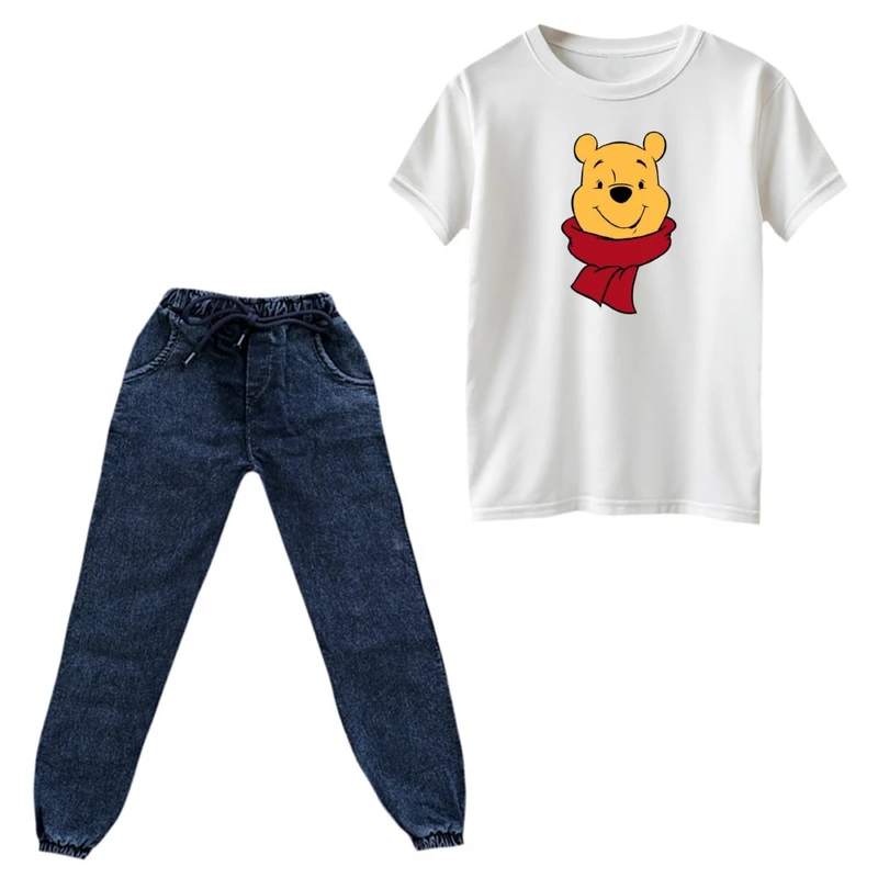 ست تی‌شرت و شلوار پسرانه مدل پو کد ۱۰