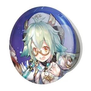 آینه جیبی خندالو طرح بازی گنشین ایمپکت Genshin Impact مدل تاشو کد 24617 