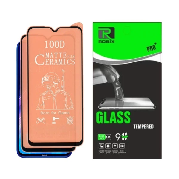 محافظ صفحه نمایش مات روبیکس مدل CR-8 مناسب برای گوشی موبایل شیائومی Redmi Note 8 pro بسته 2 عددی