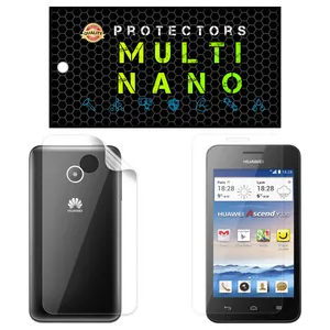 Multi Nano X-SFT Screen Protector For Huawei Ascend Y330 with back skin
