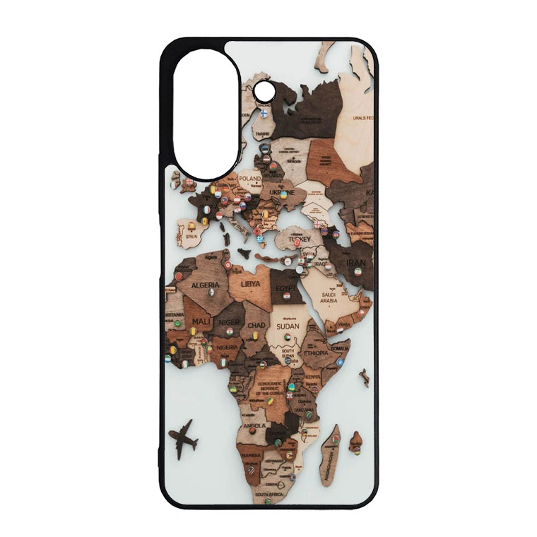 کاور طرح نقشه مناسب برای گوشی موبایل شیائومی poco c65