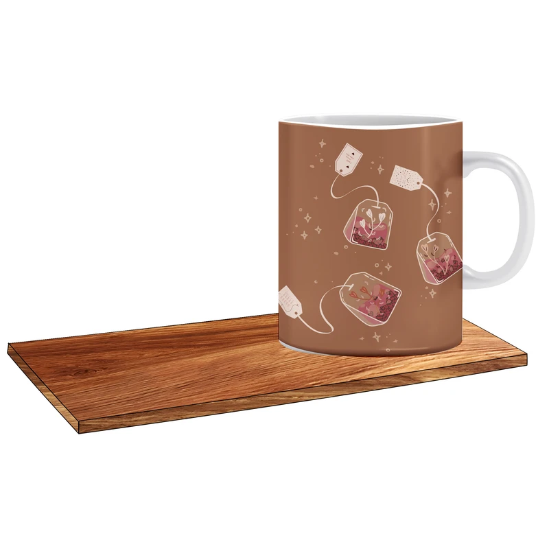 ماگ ال ایکس پی طرح عاشقانه برای همسر کد 379 به همراه زیر لیوانی