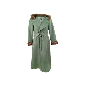 پالتو زنانه مدل AT12Y رنگ سبز
