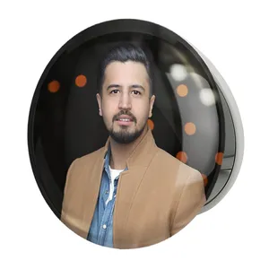 آینه جیبی خندالو طرح مهرداد صدیقیان مدل تاشو کد 6303 