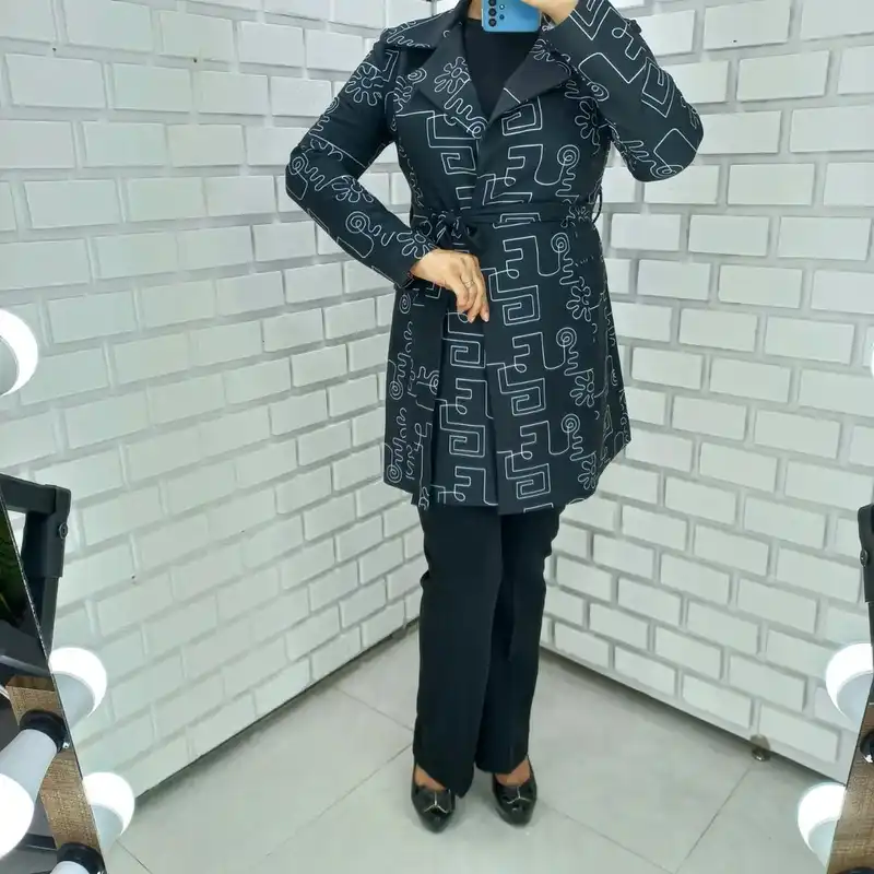 مانتو زنانه مدل 812 رنگ مشکی