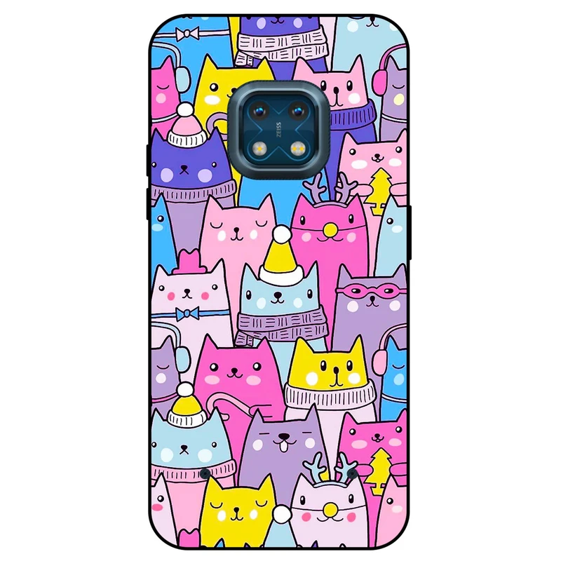 کاور مگافون طرح گربه مدل 8065 مناسب برای گوشی موبایل نوکیا XR 20