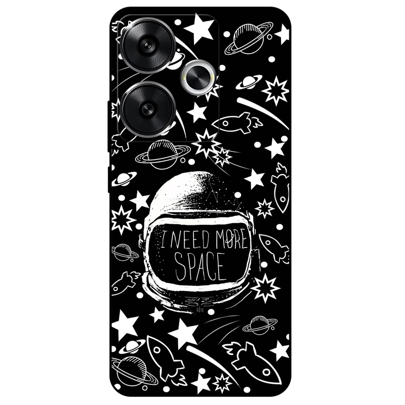 کاور مگافون طرح فضایی مدل 7706 مناسب برای گوشی موبایل شیائومی Poco F6  