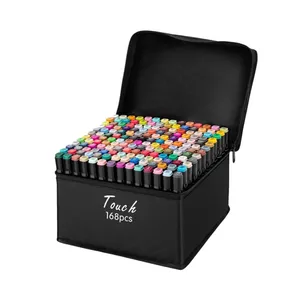 ماژیک راندو تاچ پارکر مدل دو سر مجموعه 168 عددی