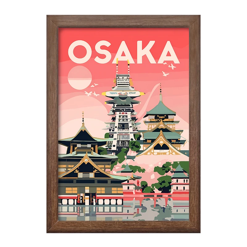 تابلو خندالو طرح اوساکا (Osaka) کد F6310