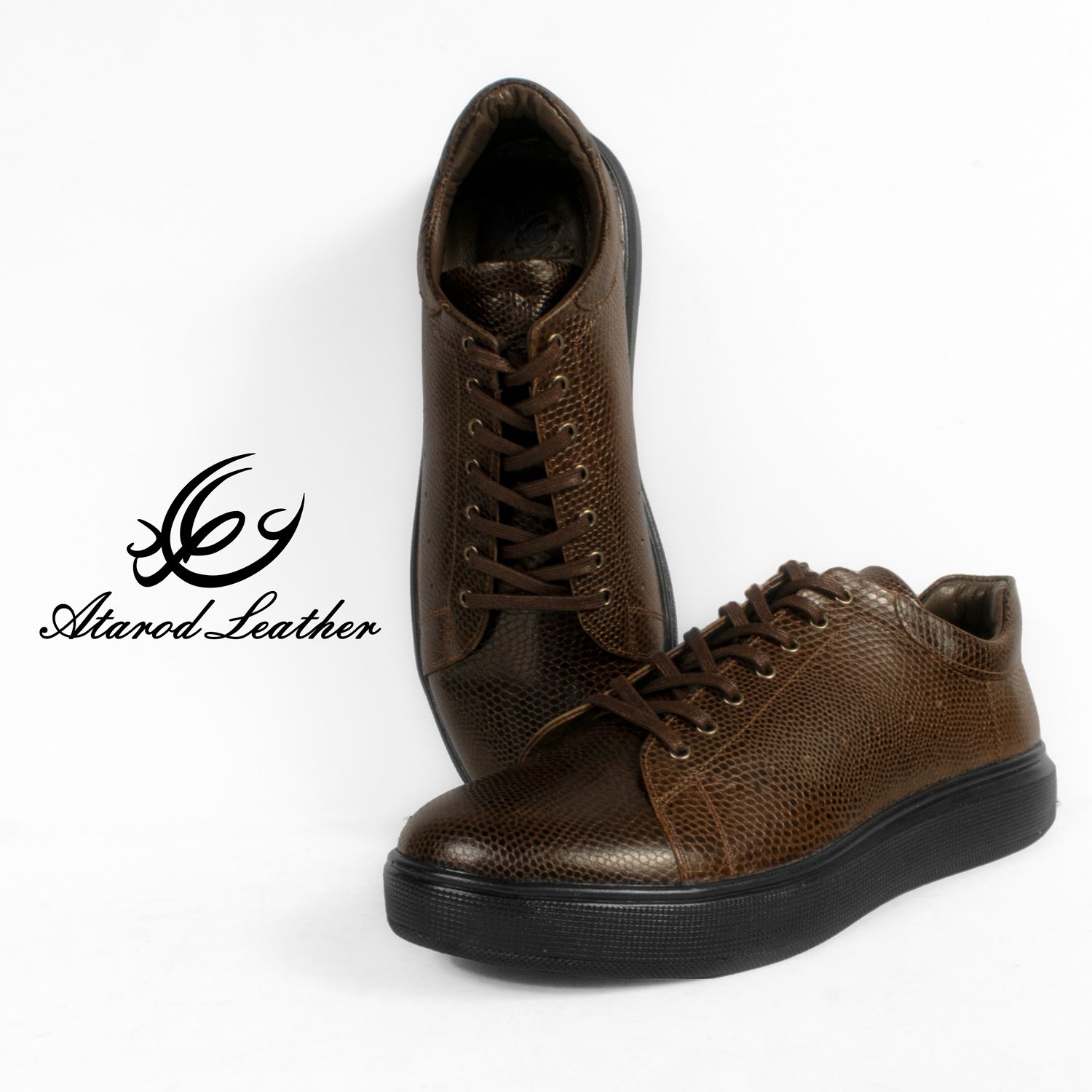 کفش روزمره مردانه چرم عطارد مدل چرم طبیعی کد SH381 -  - 5