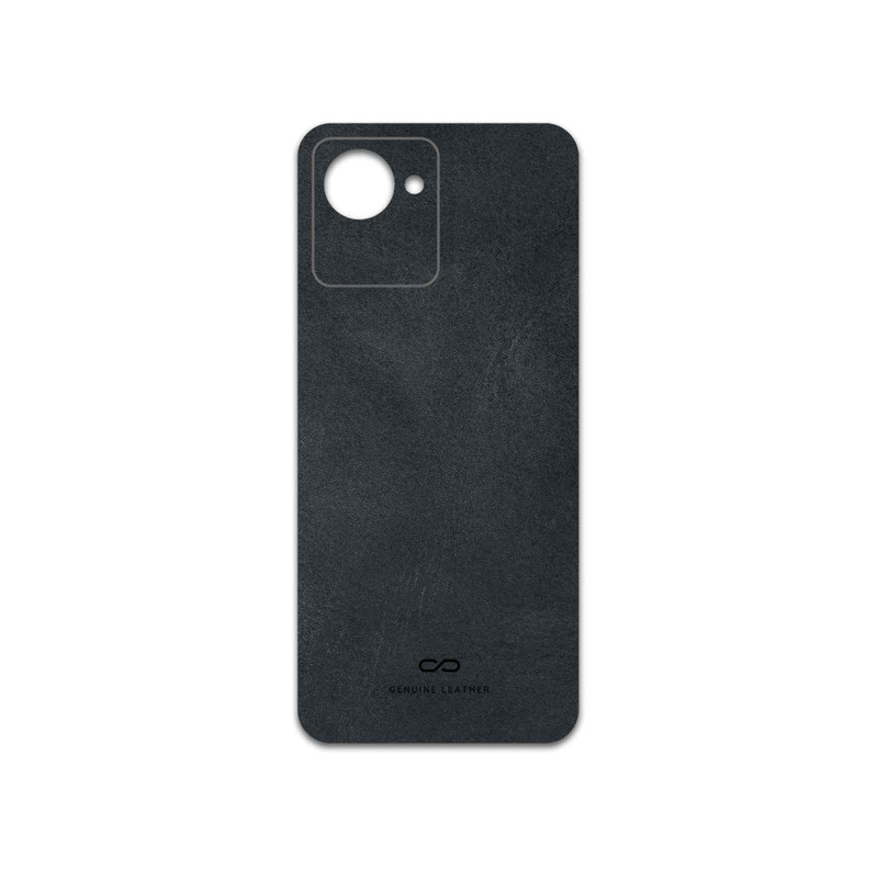 برچسب پوششی ماهوت مدل Graphite-Buffalo-Leather مناسب برای گوشی موبایل ریلمی C30s